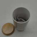 Christian Art Gifts Keepsake Count Your Blessings Gratitude Jar Set w/Bible Verse Note Cards, Today I'm Grateful For, White Ceramic with Gold