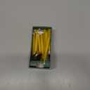 20 Minute Pure Beeswax Candles, Dripless Meditation Candles, Mini Taper Candles, Set of 20 with Brass Candle Holders.