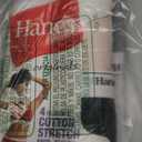 Hanes Originals Womens Mid-Thigh Boxer Brief Pack, Stretch Cotton Underwear, 4-Pack (Small, Fashion Color Mix)