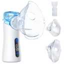 Nebulizer for Adults and Kids, Portable Mesh Nebulizer, Child-Friendly Design, LED Display, USB-C Rechargeable Handheld Nebulizer with Adjustable Modes & Auto-Cleaning, Quiet for Home & Travel