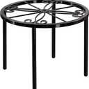 Plant Stand 1 PCS-7.9 IN Flower Pot Stand Plant Rack for Indoor and Outdoor Courtyard Gardens Black