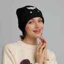 Elephant Gifts Embroidered Hat for Women Men Thank You Gift Animal Lover Birthday Christmas Stocking Stuffers Gifts Stuff (Black)