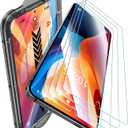 iGluz 4 Pack Ultra-Sensitive Tempered Glass Screen Protector for Samsung Galaxy S25/S24 6.2", Shatterproof HD Clear Glass with Self-Aligning Easy Installation, Case-Friendly Durable Design