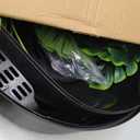 Lifewit Cat Litter Box, Hidden Enclosure Litter Tray with Odor Control & Carbon Filter in Living Room, Bedroom, Corner with Faux Plant& Plastic Scoop, 48 x 120 cm/19x47, Black