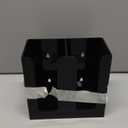 Richboom Acrylic Coffee Cup and Lid Storage Organizer Holder, 2 Compartments, Black