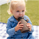 haakaa Hippo Pouch – 9oz/260ml Reusable Pouches for Toddlers, Reusable Baby Food Pouches for Homemade Organic Purees, Juices, Smoothies, and Yogurt, 4 Pack, (Grey)