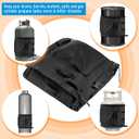 2 Pack Propane Tank Heater Blanket Gas LP Cylinder Tank Heater with Thermostat Controller Adjustment 41-122 F and Timer Function, Propane Buckets Warmer Blanket Fit for 5-40LB Tanks (Black)