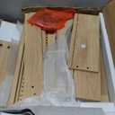 Lerliuo Rattan Nightstand, Boho Side Table with Drawer Open Shelf, Cane Accent Bedside End Table with Solid Wood Legs for Bedroom, Dorm and Small Spaces (Natural) (1 pack)