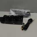 HAKA TOUGH LED Fog Lights for 2021 2022 2023 2024 2025 Ford Bronco 2/4-Door, Front Lower Bumper Fog Light Kit with Bracket, White Daytime Running Light Assemble Accessories, 2PCS