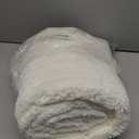 LOCHAS Bathroom Rugs, 24" x 60" Long Bath Rug, Non Slip Washable Bathroom Runner Rug Soft Thick Absorbent Bath Mat for Shower, Shaggy Plush Luxury Large Bath Rug, Cream White