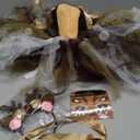 Tutu Dreams Halloween Animal Costumes for Kids Girls Reindeer Giraffe Tiger with Headband Halloween Dress Up Clothes (3-4T)