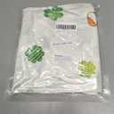 St. Patrick's Day Round Fitted Tablecloth with Elastic Edge Waterproof Washable Green Shamrock Table Cloth Fit 44"-48" Round Table Cover for Kitchen Dining Picnic Outdoor Party Decor