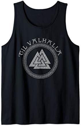 Til Valhalla Nordic Viking Warrior Norse Viking Tank Top Large