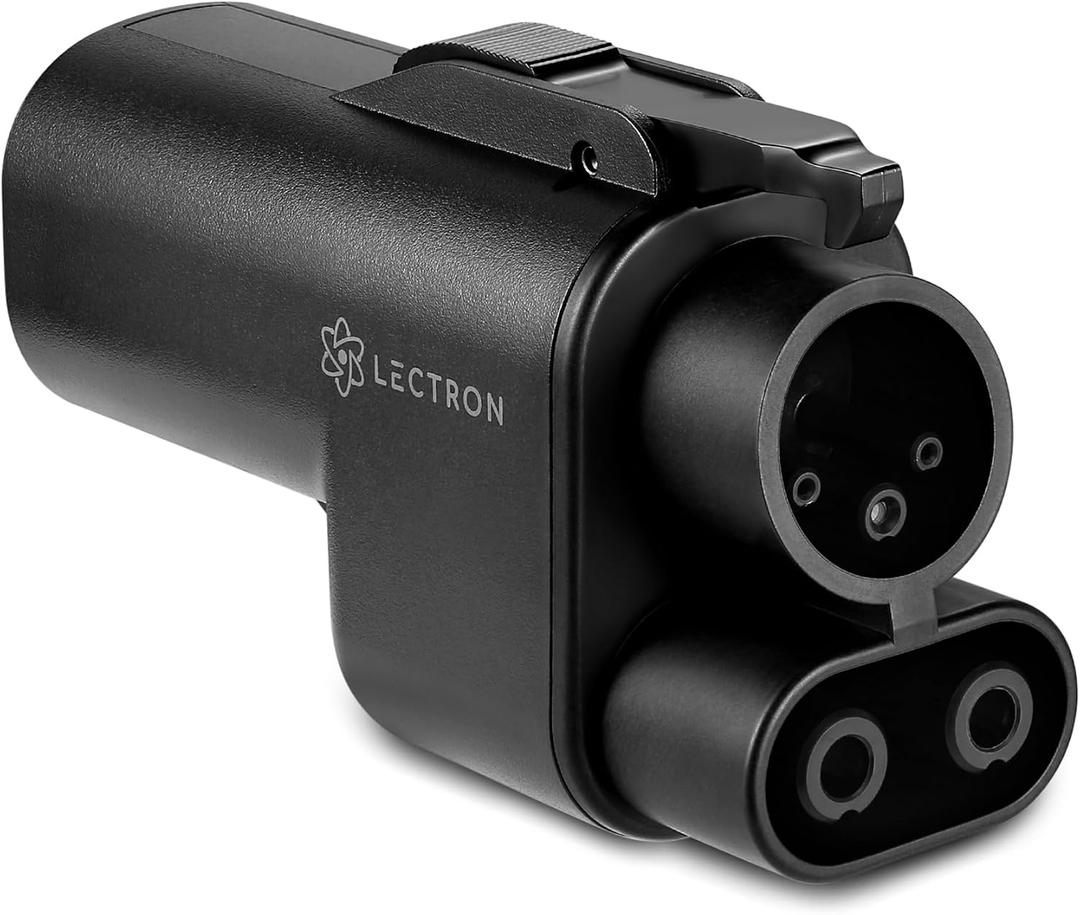 Lectron NACS to CCS Electric Vehicle Adapter with Interlock - (500A/1,000V) - Compatible with Tesla Superchargers - CCS1 EV Fast Charging with Vortex Plus [Check Automaker for Compatibility] - UL 2252