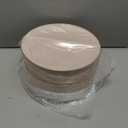 Nervure 100PCS Pink and Gold Plastic Plates - 10.25 inch Pink Disposable Plates with Gold Rim - Party Plate - Dinner Plate Ideal for Wedding & Party