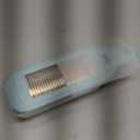 Tasty Interchangeable Grater with Storage Box, Includes Coarse & Fine Stainless Steel Blades, Non-Slip Base for Stability, Dishwasher Safe, Aqua