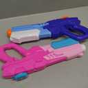 600cc Water Gun for Kids Squirt Gun Water Squirter Pool Toys 2 Pack | Water Blaster, Pink&Blue Powerful Long Range Watergun, Pool Beach Outdoor Summer Fight Toys, for Adults Boys Girls