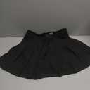 Moon Wood Plus Size Skater Skirt for Women Stretchy Flared Casual High Waisted Mini Skirt for Daily Theme Parks (Black, XXL)