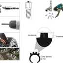 12mm Tire Studs for ATV, 200pcs Carbide Screw Anti-Slip Studs for SUV,Motorbike,Motorcycle,Dirt Bike,Tractor,Snowblower Reusable Anti-ice Snow Spikes with Installation Sleeve