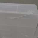 Nail Polish Holder Organizer with Lid and Handle for 30 Bottles (Clear, 11.8 x 11 x 3.15 In)