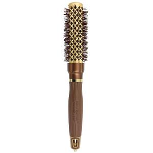 Olivia Garden NanoThermic PowerGrip Thermal Round Hair Brush - Not Electrical - Ceramic Blowout Brush for Medium to Thick Hair, Size: (1")