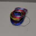 12 Rolls 1mm/18 Gauge Wire for Crafts, 196.8 Feet Colored Aluminum Craft Wire Bendable, Flexible Metal Crafting Wires, Artistic Floral Beading Wires for Crafts Beading DIY Ornament Jewelry Making