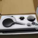 Dual Shower Head with Handheld for Couples: High Pressure Double Shower Heads for Two People - Adjustable Two Showerhead System with 3 Flow Settings Fits 2 Person Bathroom (Black)