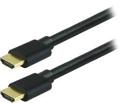 GE 15ft 4K HDMI 2.0 Cable with Ethernet, Gold-Plated Connectors, Black,