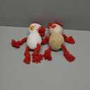 2 Pack Christmas Squeaky Plush Dog Toys for Small Medium Large Dogs, Durable and Indestructible Dog Toys,Stuffed Squeaky Toys for Dogs Puppy Toys Include Cute Snowman and Elk