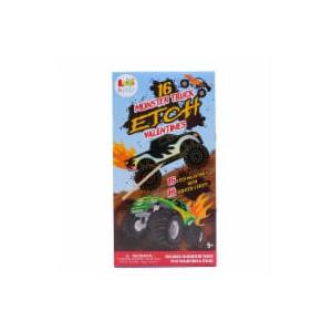 Loli & Pop 16 Monster Truck Etch Valentines 2 Pack