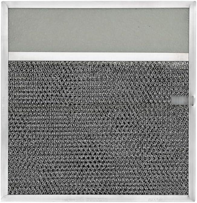 Company RLP1102 Aluminum and Carbon Lens Range Hood Filter -11 1/2" x 11 3/4" x 3/8" - with 3-1/2" Lens