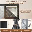 Upgrade Magnetic Insulated Door CurtainThermal Door Cover for Winter Made of Graphene and Cotton Fill Fit 36x82inch Door Screen Door Itself Size 38x84inch Curtains, Insulated Door Curtain for Doors