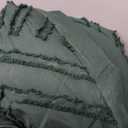 Andency King Size Comforter Set 7 Pieces Dark Emerald Green - Bed in a Bag King Boho Lightweight Fluffy Tufted Bedding Sets with Quilt Comforter, Sheets, Pillowcases & Shams (King (104"x90"))