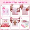 2 x MyersCostume Valentine Boxes for Kids,Valentines Day Cards,for Classroom Exchange Prizes Party Favors,Including 1 Mailbox and 33 Valentine Cards (Type-1)