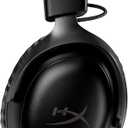 HyperX Cloud III Wired Gaming Headset, PC, PS5, Xbox Series X|S, Angled 53mm Drivers, DTS Spatial Audio, Memory Foam, Durable Frame, Ultra-Clear 10mm Mic, USB-C, USB-A, 3.5mm Black