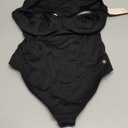 Popilush Corset Bodysuit for Women Tummy Control Shapewear Cowl Neck Tops Thong Bodysuits Concert Outfits.Large