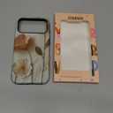 for iPhone 17 Pro Max Case, Wireless Charging Compatible, Dual-Layer Protection with Cute Wildflower Design, Soft Silicone + Hard Shell, Chic Phone Cover for Women - Ethereal Wire Florals