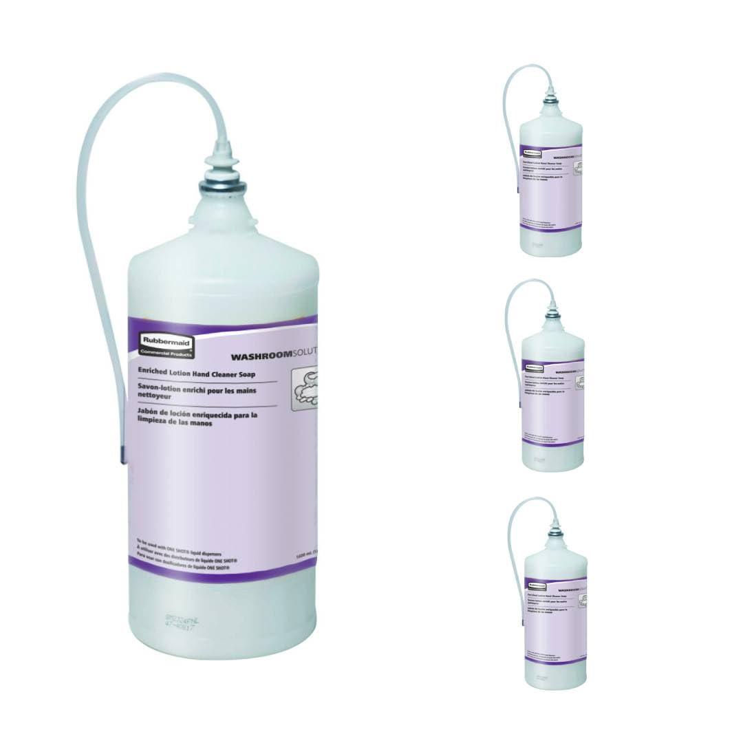 Rubbermaid Commercial 4013131 Green Seal Certified Lotion Soap, Honeysuckle Scent, 800mL Refill, 1 Count (Pack of 4)