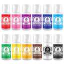 Gel Food Coloring Set 12 Colors x 0.7 oz Concentrated Gel Based Food Dye for Baking, Icing, Cake Decorating, Cookies & Fondant (EXP 03/11/28)