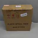 AZIMOM PMMA 0.04 In (1mm) 4921 Ft (1500Meter) Plastic End Glow Fiber Optic Roll Cable for Fiber Optic Starlight Kits Project Twinkle Star Sky Ceiling Headliner Decor