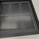 PSA Graded Card Display FramePSA Graded Display Case for Football,Baseball,Wall Mounted Trading Card Cisplay Frame,Card Cases for Sports Cards(10 Cards,Balck)