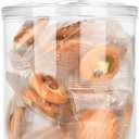 Custde 47oz Clear Plastic Candy Jar with Lid  Airtight Multi-Purpose Storage for Candy, Cookies, Coffee & More  Ideal for Kitchen, Office, Bathroom (47 fl oz)