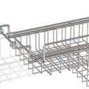 Over The Kitchen Sink Caddy Sponge Holder Organizer Drying Rack Expandable for Sponge Brush Soap Dish Cloth Rag, Stainless Steel (12.25" to 17.25")