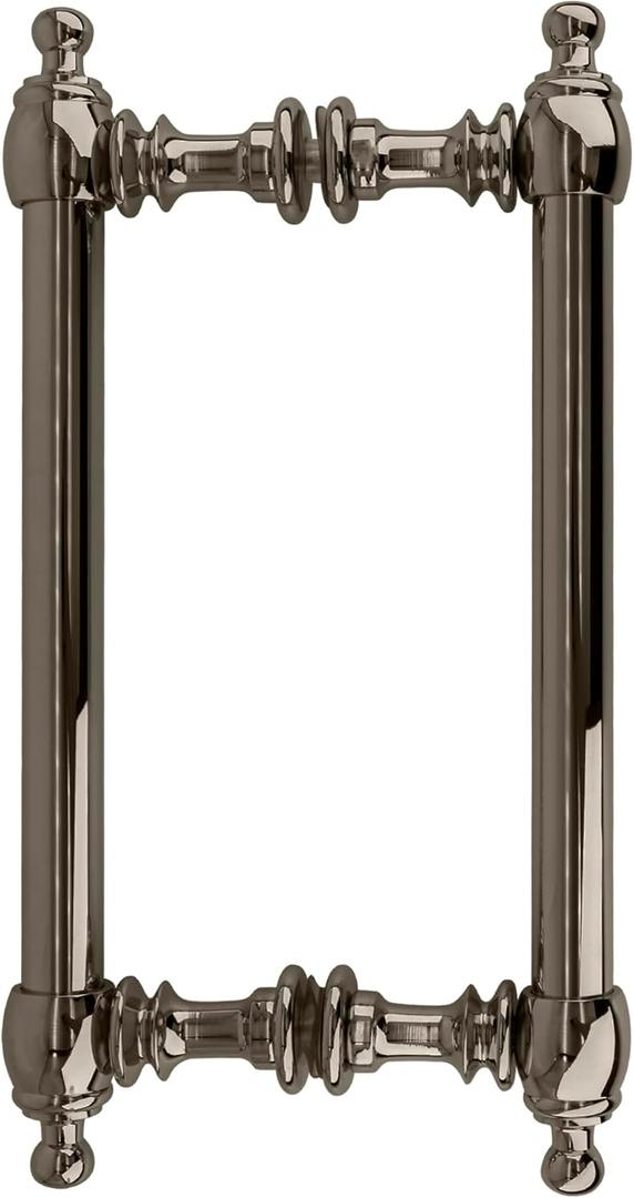 CRL Polished Nickel 8" Colonial Style Back-to-Back Pull Handle