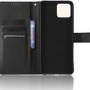 Case for Boost Mobile Celero 5G+ Leather Case Cover,PU Leather flip Cover Case for Boost Mobile Celero 5G Plus Case Cover Black