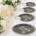 75PCS Happy Birthday Paper Plates Set, Black Sliver Crown Party Plate 6.5Inch Napkins 6.3 Inch Plastic Fork Tableware Dessert Plates Guests for Birthday Party Decoration-Serve 25