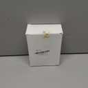 Syueblm Wrist Corsage and Boutonniere Set, Artificial Rose Corsage Wristlet and Boutonniere for Wedding Prom Party (White 1 Boutonniere&1 Wrist Corsage)