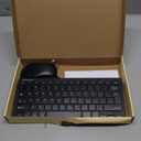 TECKNET Wireless Keyboard and Mouse Combo, Mini Cordless Computer Keyboard and Mouse Set 2.4GHz, Silent Adjustable 1600 DPI, Quiet Click, Lag-Free for Computer, Laptop, PC, Windows, Mac, Chrome OS (Black)