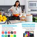 Wireless Microphone for iPhone iPad/Android/PC, Mini Microphone for Video Recording, Plug and Play Lavalier Microphone Lapel Wireless Mic with Noise Reduction