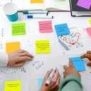 (36 Pack) Sticky Notes 3x3 in Post, 9 Bright Colors Self-Stick Note Pads it, Strong Adhesive, Easy to Post for Home, Office, Notebook